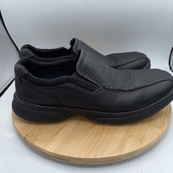 Clarks  Bradley Step Loafer Black Tumbled Leather Men’s US 12 M Slip-On main image 7